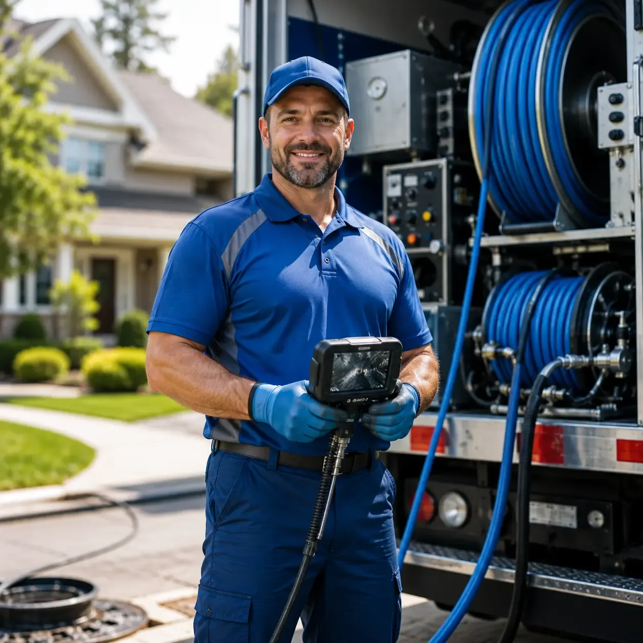 Local outdoor drain cleaning specialists in Calliham, TX
